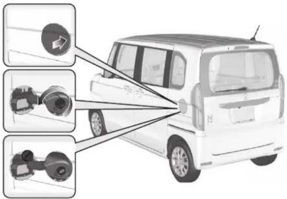 Honda N-Box (2017) - ガソリンを入れる P.286 - 2