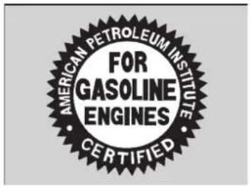 AMERICAN PETROLEUM INSTITUTE FOR GASOLINE ENGINES CERTIFIED