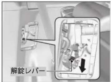 解錠レバー