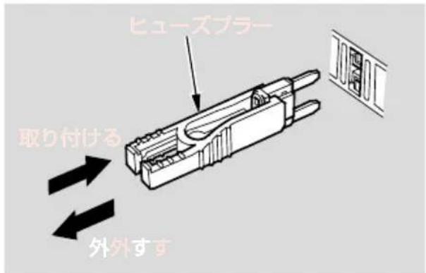ヒューズプラー 取り付ける 外外すす