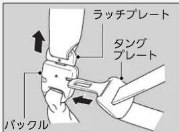 ラッチプレート タングプレート パックル