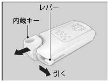 レバー 内蔵キー 引く