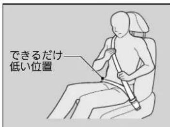 できるだけ 低い位置