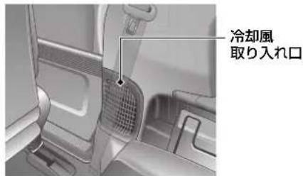 冷却風 取り入れ口