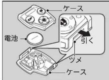 ケース 引く 電池 ツメ ケース