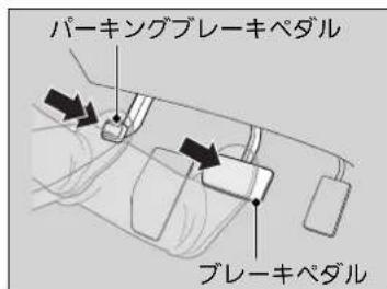 パーキングブレーキペダル ブレーキペダル