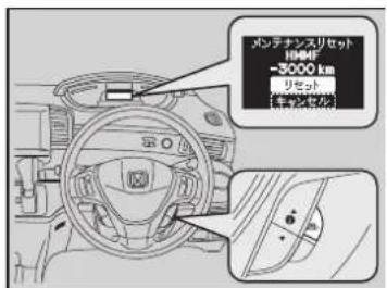 メンテナンスリセット 1984F -3000 km リセット [キャンセル]