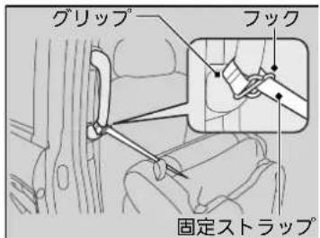 グリップ フック 固定ストラップ