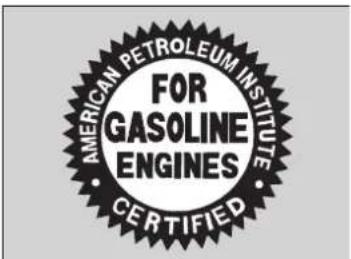 AMERICAN PETROLEUM INSTITUTE FOR GASOLINE ENGINES CERTIFIED