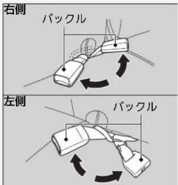 右側 バックル 左側 バックル
