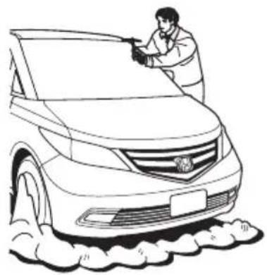 Honda Elysion (2007) - 屋根に積もった雪 - 1