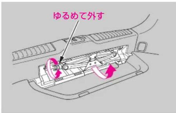 ゆるめて外す