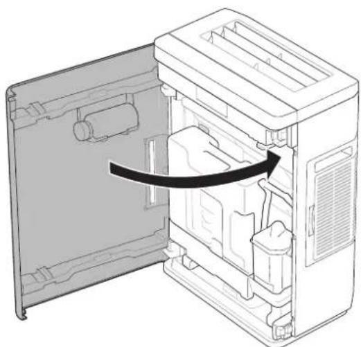 PANASONIC F-JDL50-W - フロントパネルを 確実に閉める - 1