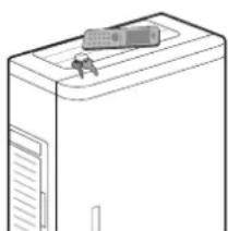 PANASONIC F-JDL50-W - ■ 本体の上に物を載せない - 1