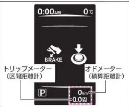 NISSAN X-Trail Hybrid (2016) - トリップメーター(区間距離計) - 1