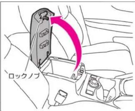 NISSAN X-Trail Hybrid (2017) - センターコンソールボックスの使いかた - 1