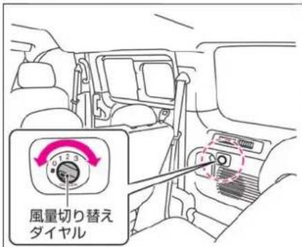 NISSAN e-NV200 (2018) - リヤマニュアルクーラーの使いかた - 2