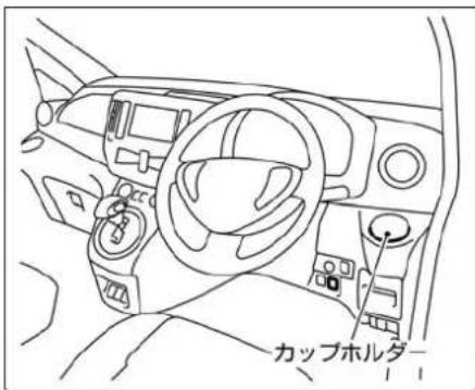 NISSAN e-NV200 (2018) - フロントシート用カップホルダー - 1