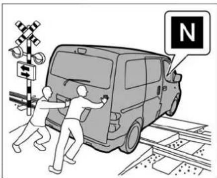 NISSAN e-NV200 (2018) - バッテリーの残量が完全になくなったときの対処のしかた - 1
