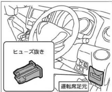NISSAN e-NV200 (2018) - ヒューズ抜きについて - 2