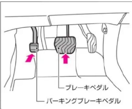 NISSAN X-Trail Hybrid (2015) - パーキングブレーキのかけかた - 1
