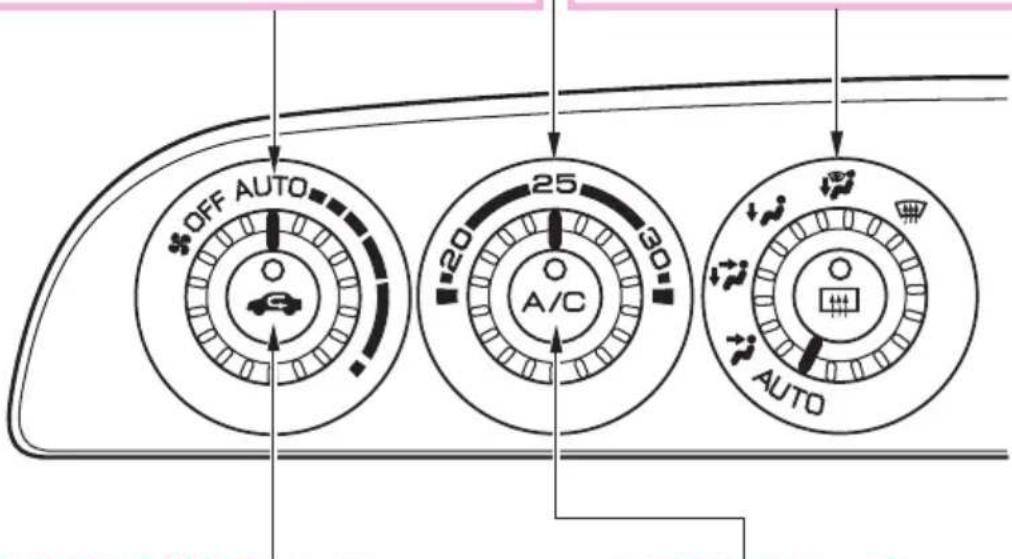 OFF AUTO 20 25 30 A/C AUTO