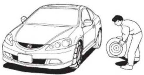 Honda Integra Type S (2005) - (タイヤまわりの着氷) - 2