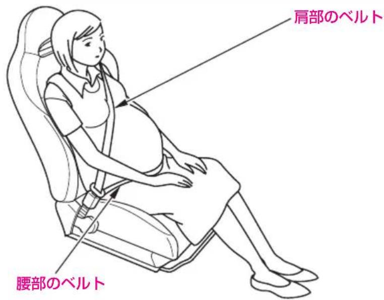 肩部のベルト 腰部のベルト