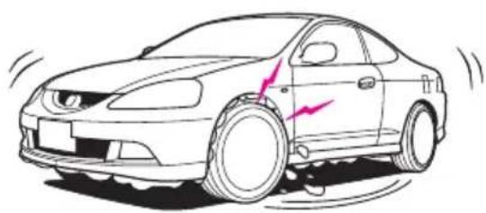 Honda Integra Type S (2005) - (タイヤまわりの着氷) - 1