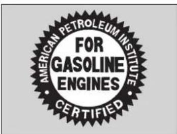 AMERICAN PETROLEUM INSTITUTE FOR GASOLINE ENGINES CERTIFIED