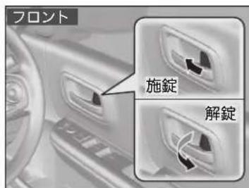 フロント 施錠 解錠