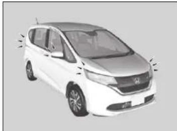 Honda Freed Plus (2017) - キーレスエントリーシステムでの施錠 / 解錠 - 2