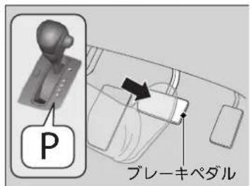 P ブレーキペダル