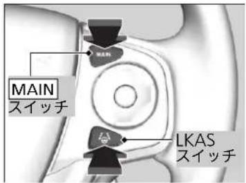 MAIN スイッチ 主电机 LKAS スイッチ