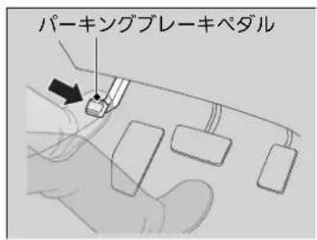 パーキングブレーキペダル