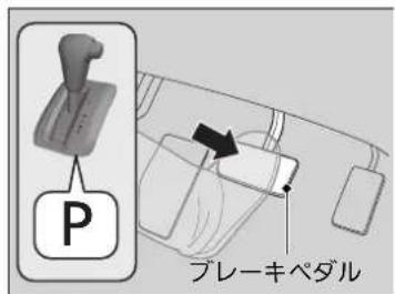 P ブレーキペダル