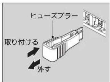 ヒューズプラー 取り付ける 外す