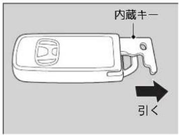 内蔵キー 引く
