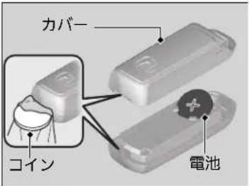 カバー コイン 電池