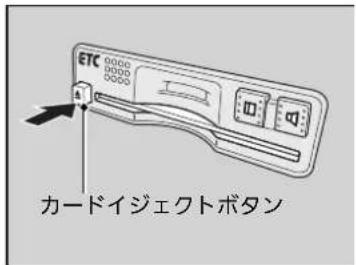 ETC 0000 0000 0000 カードイジェクトボタン