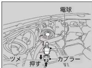 電球 ツメ 押す カプラー