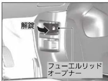 解錠 フューエルリッド オープナー