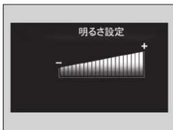 明るさ設定 - +