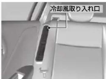 冷却風取り入れ口