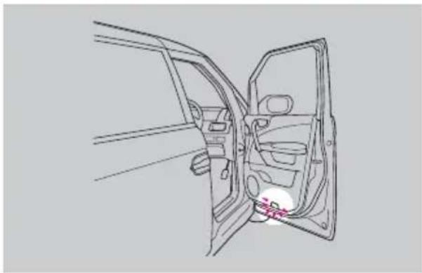 Honda Elysion (2009) - ドア開閉灯カーゴス - 1