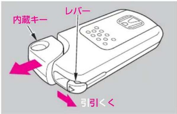 内蔵キー レバー 引引くく