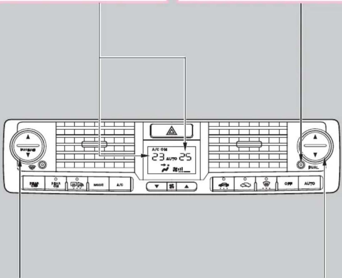 A/C OM 23 AUTO 25 + - 请!!_ PLEAR OFF MODE A/C PLEAR OFF MODE A/C OFF AUTO