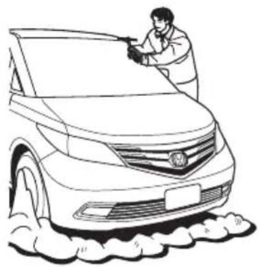Honda Elysion (2009) - - 車に積もった雪や着氷は取り除く - 1