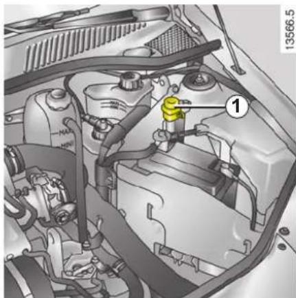 RENAULT Thalia (2009) - SYSTÉM PRERUŠENIA PRÍVODU PALIVA PRI SILNOM NÁRAZE - 1