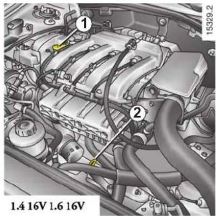 15329.2 ① ② 1.4 16V 1.6 16V